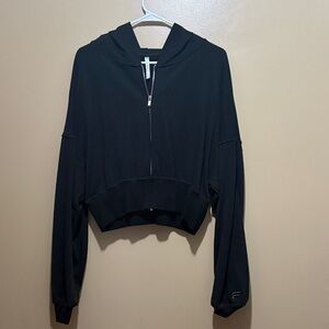 Fabletics Black Women's Zip-Up Hoodie